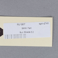 2011-2017 BMW X3 Left Rear Door Window Sun Shade Blind 51427237855  OEM Used