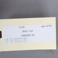 2007-2009 BMW 328i 335i Coupe / Conv Right Door Mirror 51167176180 OEM Used
