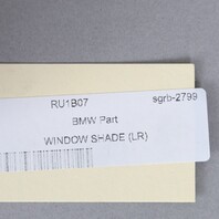 2007-2013 BMW X5 E70 Left Rear Door Sun Shade 51417137211 OEM Used