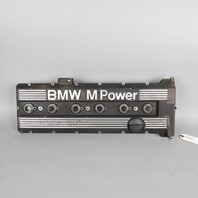 1991-1993 BMW M5 E34 Engine Valve Cover "M-Power" 11121312482 OEM Used
