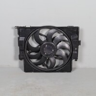 BMW 328i 335i 428i 435i Radiator Cooling Fan With Shroud 17428641964 OEM Used
