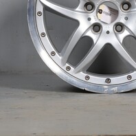 2004 2005 BMW 330i Rear Wheel 18 x 8.5 Rim 10 Spoke Style #71 BENT AS IS