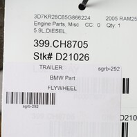 2001-2005 Dodge Ram 2500 3500 5.9 Cummins Flywheel Flexplate 3910903 OEM Used