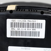 98-03 BMW 525i 528i 530i E39 Speedometer Instrument Cluster 62116914895 OEM Used