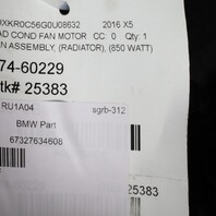2014-2018 BMW X5 X6 3.0 Radiator Cooling Fan 17427634471 OEM Used