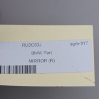 2010-2013 BMW X5 E70 Right Side View Door Mirror 51167282736 OEM Used