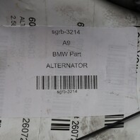 2001-2006 BMW 325i 330i E46 / 03-05 BMW Z4 120 Amp Alternator OEM 12317519620