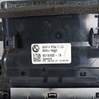2012-2018 BMW 328i 335i 428i 435i Dash AC Air Vent Center Trim Satinsilber  OEM