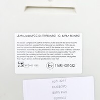 BMW 328i 335i 428i 435i Front Electronic Control Module 61359288302 OEM