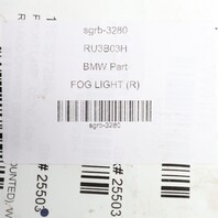 2011-2013 BMW 528i 535i 550i F10 Right Fog Light OEM 63177216886