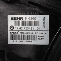 2006-2010 BMW 550i 650i Radiator Fan OEM 17427534911