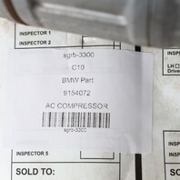 BMW 550i 650i 750i X5 X6 4.4 AC A/C Compressor 64509154072 OEM