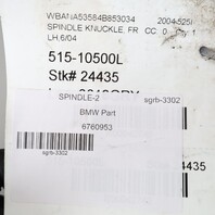 BMW 525i 528i 535i 545i 550i Left Front Spindle Knuckle 31216760953 OEM Used