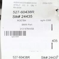 2004-2010 BMW 525i 528i 530i Right Front Strut Shock Spring 31316764458 OEM Used