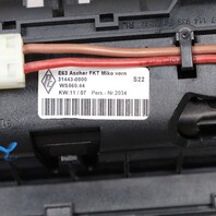 2004-2007 BMW 645ci 650i Center Console Trim Birch 51167073646 OEM Used