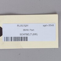 BMW 645Ci 650i M6 Convertible Rear Seat Belt Right / Left 72117918753 OEM Used