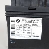 BMW 525i 530i 535i 545i 550i 645i 650i M5 M6 Body Module 61359151516 OEM Used
