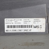 2008-2013 BMW M3 E93 Convertible Right Rocker Molding Grey 51777898980 OEM