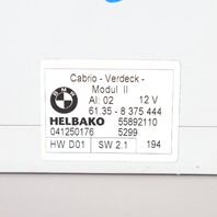 2001-2006 BMW 325ci 330ci M3 Convertible Top Module 61358375444 OEM Used