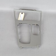 2010-2017 BMW 535iGT 550iGT Shifter Bezel Trim Grey 51168051940 OEM Used