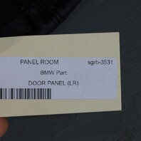 2014-2018 BMW X5 Left  Rear Door Panel Black 51427370061 OEM Used