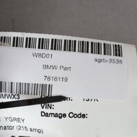 2010-2017 BMW 535i 640i X3 X5 X6 Alternator 215 Amp 12317616119 OEM Used