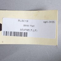 2006-2011 BMW 328i 335i E90 Left Front Seat Belt 72119117219 OEM Used