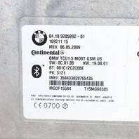 BMW 328i 128i 550i 650i 750i X5 Bluetooth Telematics Module 84109205892 OEM Used