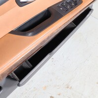 2008-2013 BMW 328i 335i M3 Left Front Door Panel Saddle Brown OEM Used