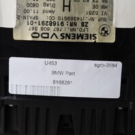 2007 BMW 328i Sedan Speedometer Instrument Cluster 62109168291 OEM Used