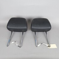 2011-2018 BMW X3 X4 Front Seat Headrest Pair "X" Logo 52107368473 OEM Used
