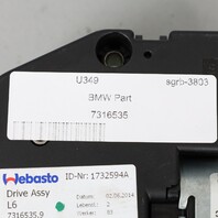 BMW 528i 535i 550i M5 640i 650i 740i 750i Sunroof Motor 67617316535 OEM Used