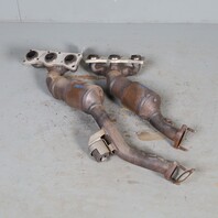 2010-2013 BMW 128i 328i Exhaust Manifold Front Rear Set 18407556989 OEM Used