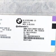 2010-2013 BMW 335i X5 X6 Telematics Module 84109231088 OEM Used