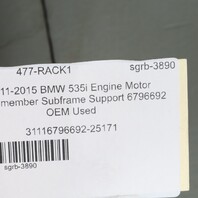 2009‑2019 BMW 535i 550i 640i 740i 750i Front Engine Suspension Subframe OEM Used