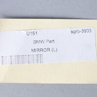 2006-2008 BMW 325i 328i 330i 335i Sedan Left Door Mirror 51167189977 Used