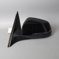 2014-2016 BMW 528i 535i 550i Left Door Mirror 51167350681 Black OEM Used