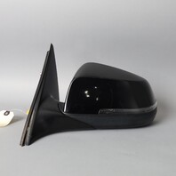 2014-2016 BMW 528i 535i 550i Left Door Mirror 51167350681 Black OEM Used