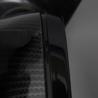 2009-2011 BMW 328i 335i E90 Door Mirror Left Right Pair Carbon Covers OEM Used