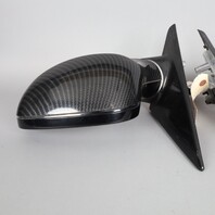 2009-2011 BMW 328i 335i E90 Door Mirror Left Right Pair Carbon Covers OEM Used