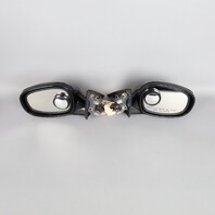 2009-2011 BMW 328i 335i E90 Door Mirror Left Right Pair Carbon Covers OEM Used
