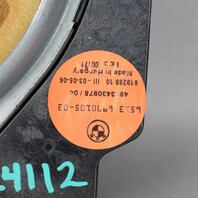 2004-2010 BMW X3 Floor Speaker Subwoofer Set 65136990105 OEM Used