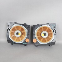 2004-2010 BMW X3 Floor Speaker Subwoofer Set 65136990105 OEM Used