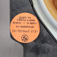 2004-2010 BMW X3 Floor Speaker Subwoofer Set 65136990105 OEM Used