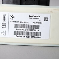 2013 BMW SRS Diagnostic Control Module 65779280186 OEM