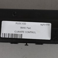 BMW 320i 328i 335i 340i 428i 430i Climate Control Panel 64119354146 OEM Used