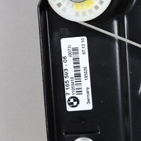 2008-2013 BMW 128i 135i Left Rear Quarter Window Regulator 51377165599 OEM Used