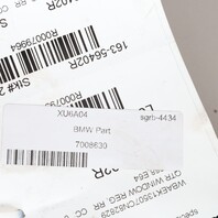 2004-2010 BMW 645ci 650ci M6 Convertible Right Quarter Window Regulator OEM Used