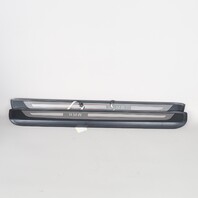 2004-2010 BMW 645ci 650i Door Sill Trim Plate Pair Lighted 51477079959 OEM Used