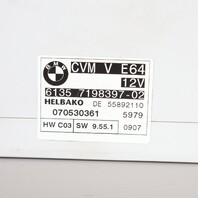 2006-2010 BMW 650i M6 Convertible Top Folding Module 61357198397 OEM Used